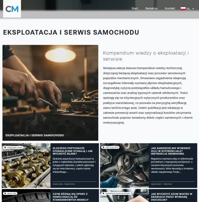 Budowa portalu motoryzacyjnego nowej generacji Car-Media